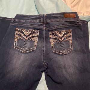 Wall flower 2 button bootcut jeans